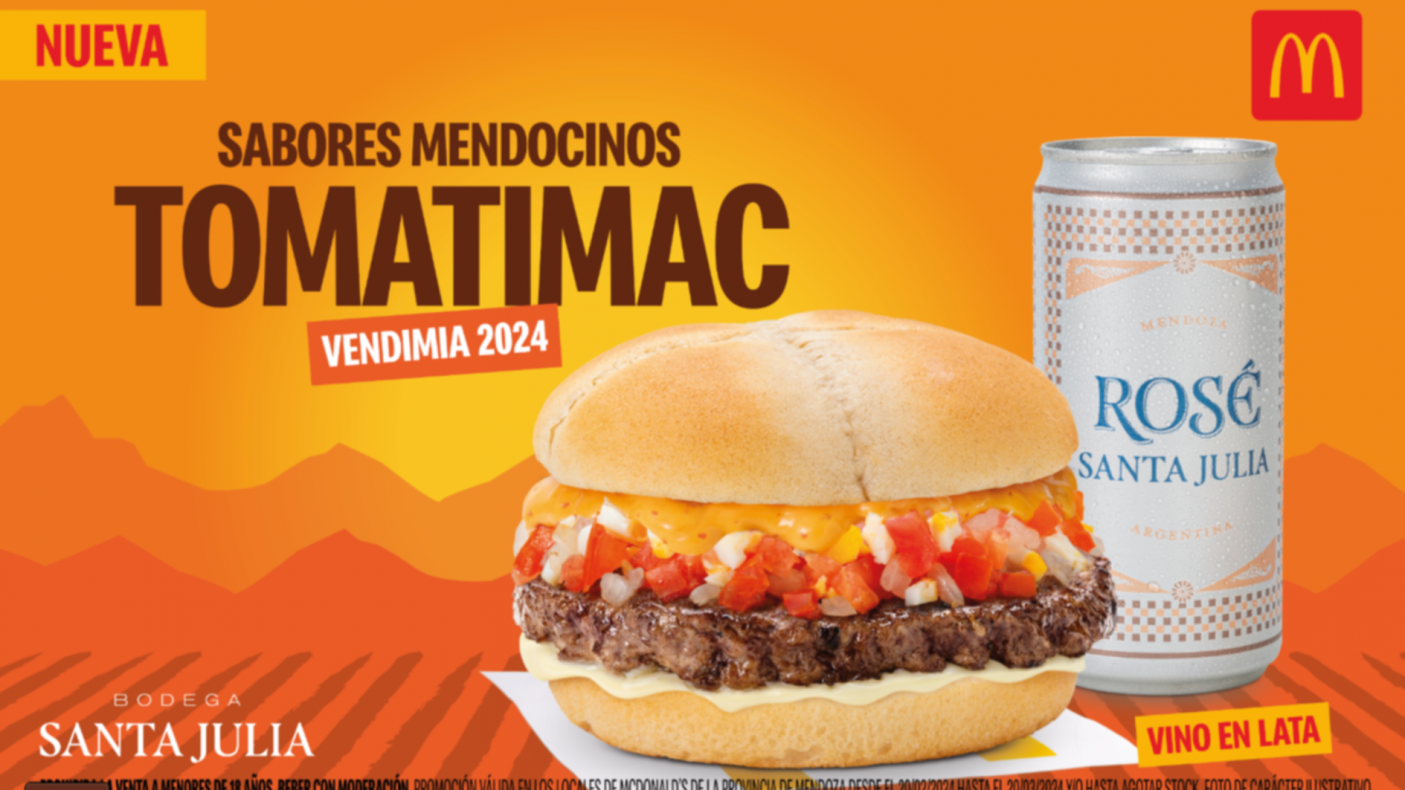 Así es el exquisito menú que McDonald’s presenta para Mendoza